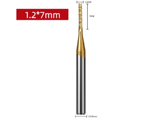 Mũi cắt hợp kim phủ titanium / Mũi phay quả dứa