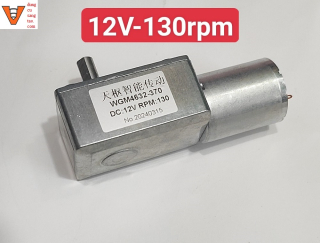 Động cơ giảm tốc JGY370 DC bánh răng tự khóa mô-men xoắn cao 6V 210rpm / 12V 210rpm / 12V 130rpm