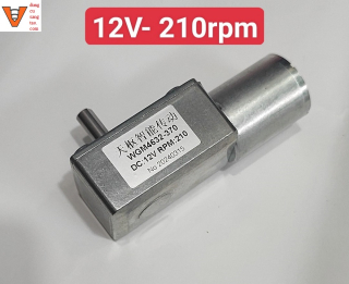 Động cơ giảm tốc JGY370 DC bánh răng tự khóa mô-men xoắn cao 6V 210rpm / 12V 210rpm / 12V 130rpm