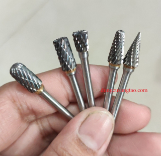 Bộ 10 mũi mài khuôn kim loại, gỗ, nhựa (Bộ lũa 10 món cán 3mm)