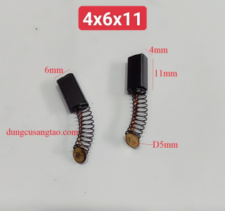 chổi than thay thế cho động cơ, chổi than sửa motor máy khoan, máy cát, máy mài (carbon brush)