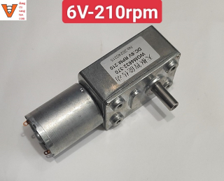 Động cơ giảm tốc JGY370 DC bánh răng tự khóa mô-men xoắn cao 6V 210rpm / 12V 210rpm / 12V 130rpm