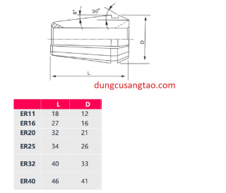 Đầu giữ CNC ER11