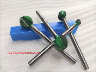 Đầu phá thô hình cầu trục 6mm / mũi phá thô quả đào cán 6mm