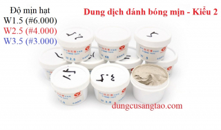 Dung dich đánh bóng mịn / Bột đánh bóng hạt kim cương nhân tạo - kiểu 2