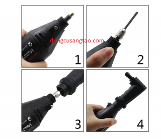 Đầu khoan cắt bẻ góc 90 độ - dremel