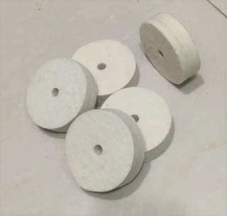 Đầu len cứng chà bóng / đĩa mài bóng bằng len D75mm