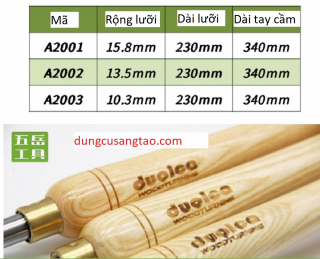 Dao tiện Dualca kiểu 6