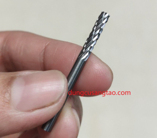 Mũi mài khuôn kim loại, gỗ, nhựa cán 3mm hình trụ