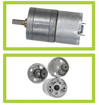 Động cơ giảm tốc JGA25-310 6-12 VDC. Motor hộp số mini JGA25-310