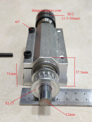 Bộ kit chế trục xoay mini - Đầu B12