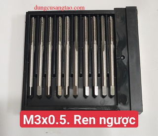 Mũi taro ren ngược M2 M2.5 M3 M4 M5 bằng thép HSS 6542 (H2)