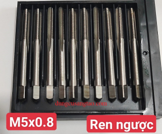 Mũi taro ren ngược M2 M2.5 M3 M4 M5 bằng thép HSS 6542 (H2)