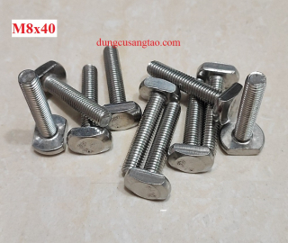 Bu lông T screw inox 304 tán siêu lớn (Bu lông chữ T)