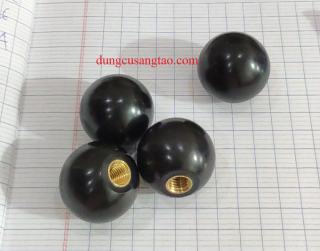 Núm vặn tròn ren trong bằng nhựa / Tay vặn nhựa Phenolic / Bóng nhựa tròn M5 M6 M8