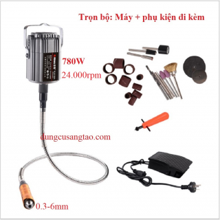 Máy mài khuôn, khoan, cắt đánh bóng dạng treo công suất cao 780W