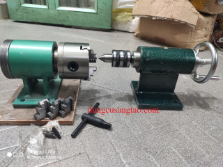 Bộ kit chế máy tiện / Ụ mâm cập / ụ chống tâm máy tiện mini (kiểu 1)
