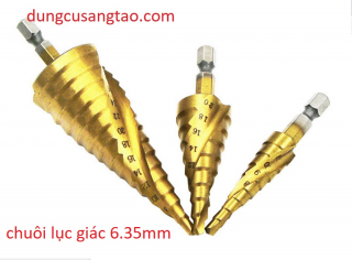 Mũi khoét multi loại xoắn trục lục giác 6.35mm