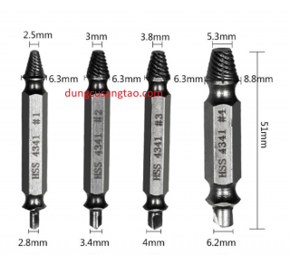 Bộ tool vặn ốc gãy