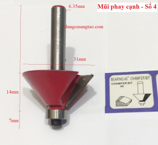 Dao phay gỗ - Router trục 6.35mm / Dao phay rãnh / phay cạnh