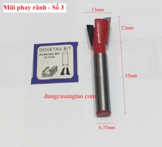 Dao phay gỗ - Router trục 6.35mm / Dao phay rãnh / phay cạnh