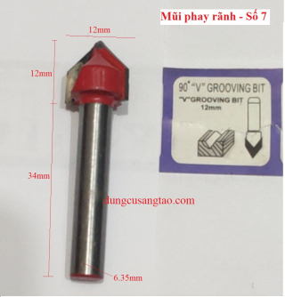 Dao phay gỗ - Router trục 6.35mm / Dao phay rãnh / phay cạnh