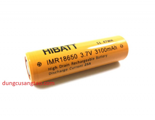 Pin 18650 3.7V 3100mAh (HIBATT)