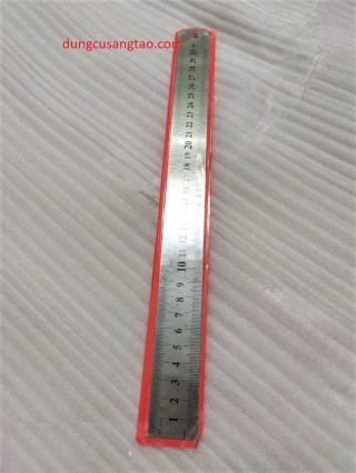 Thước kẻ vạch 30cm (inox) / Thước lá 30cm