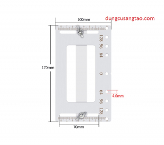 Thước định vị lỗ khoan - kiểu 3