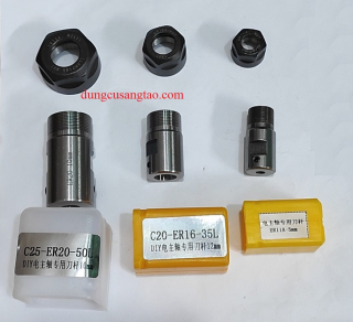 Nắp đậy đầu ER11 / ER16 / ER20 / nắp siết collet kẹp dao CNC