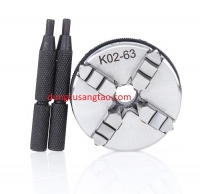 Đầu kẹp K01, K02 cho máy tiện mini / Mâm cập 3 chấu 4 chấu