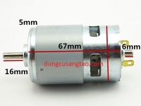 Motor 775 trục dài 12V 2 bạc đạn 150W