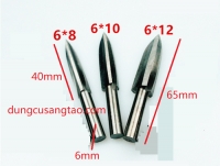 Đầu khắc gỗ trục 6mm - 3 khía - Kiểu 2