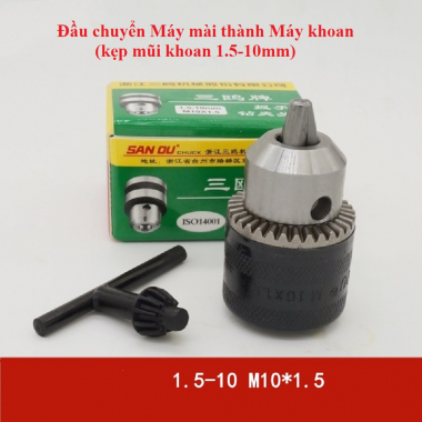 Đầu chuyển Máy mài thành Máy khoan (kẹp mũi 1.5-10mm)